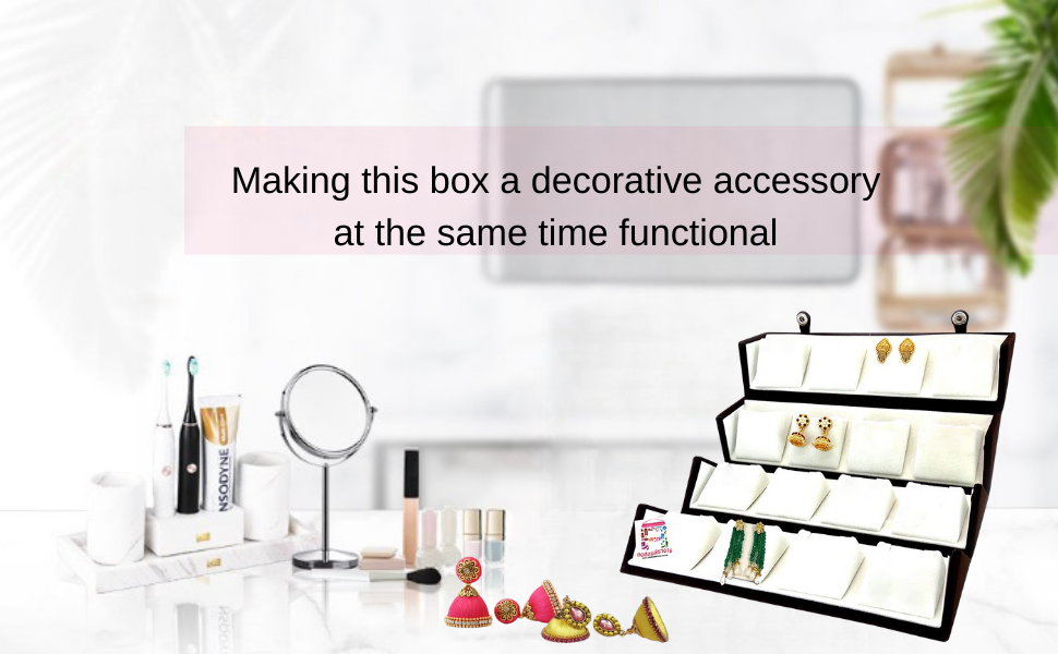 Velvet 16 Pair Earrings Organizer