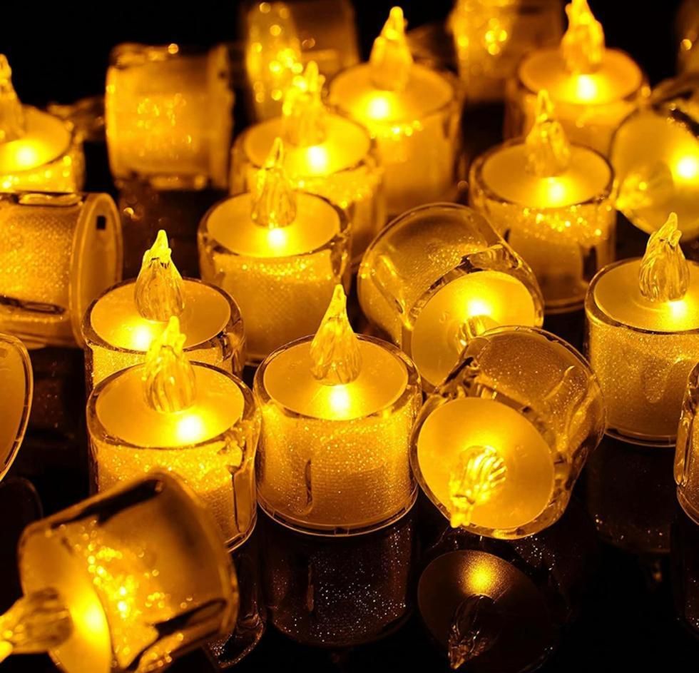 12 Diya Curtain String Lights 108 Led