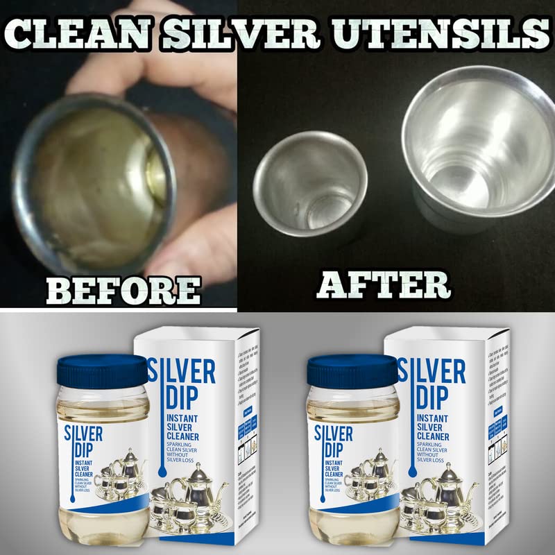 Premium Silver Cleaner - (Pack of 1 Bottle -200ml each)
