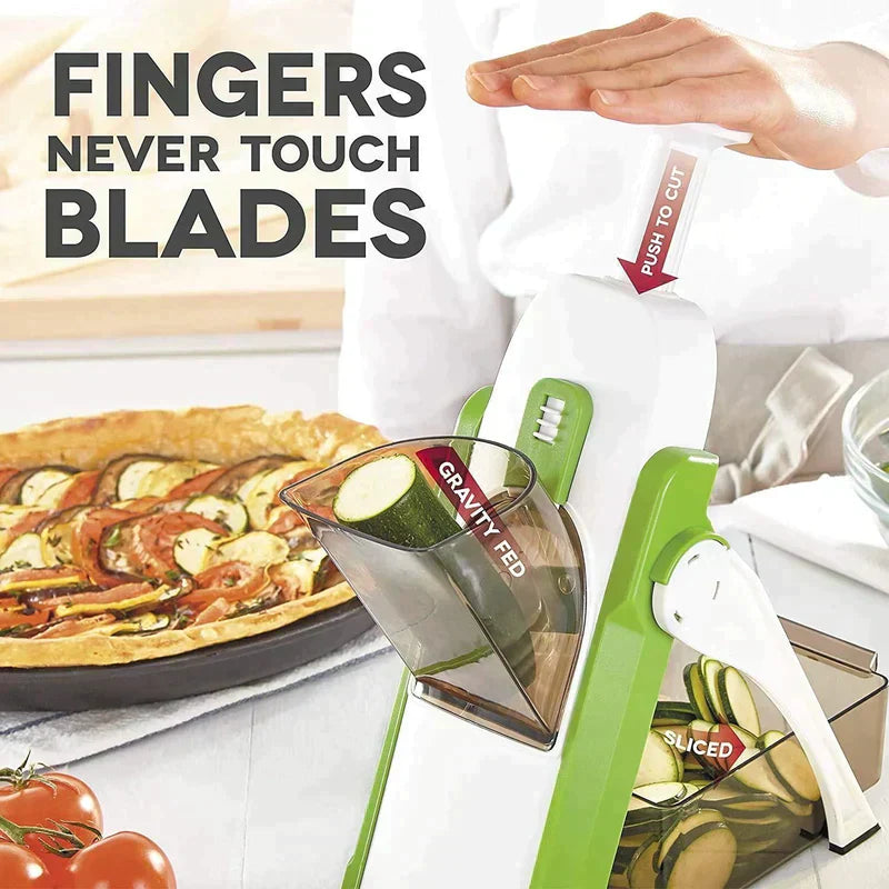 SLICER- SLICER FOR VEGETABLES, MEAL PREP WITH THICKNESS, SIZE ADJUSTMENT