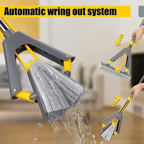 Multi-Purpose Foldable Floor Cleaning Squeeze Mop Wiper-1