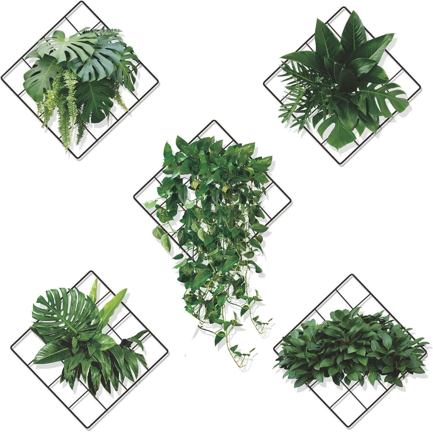 Leaves Design Vinyl Wall Sticker (Set of 5)
