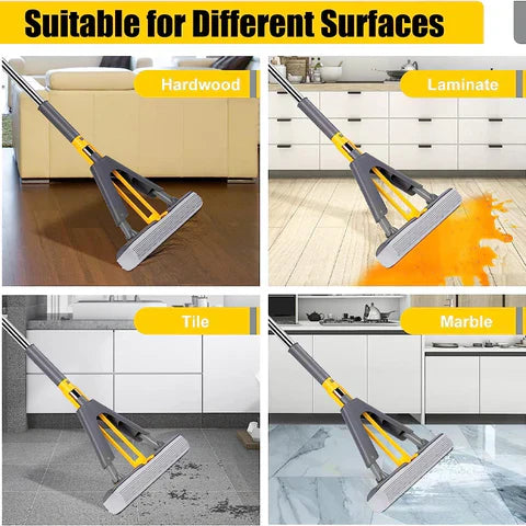 Multi-Purpose Foldable Floor Cleaning Squeeze Mop Wiper-1