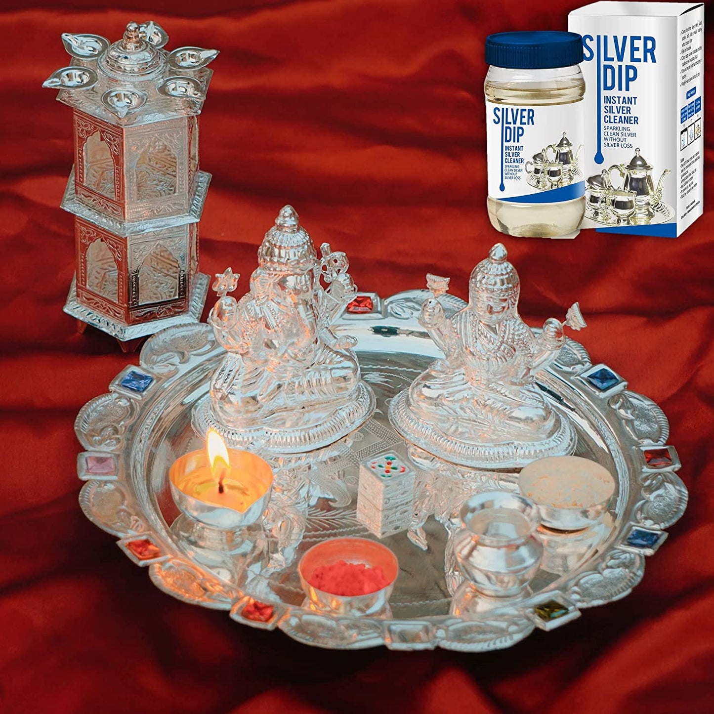 Premium Silver Cleaner - (Pack of 1 Bottle -200ml each)