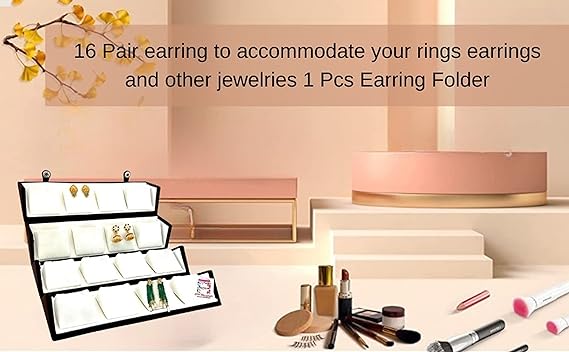 Velvet 16 Pair Earrings Organizer