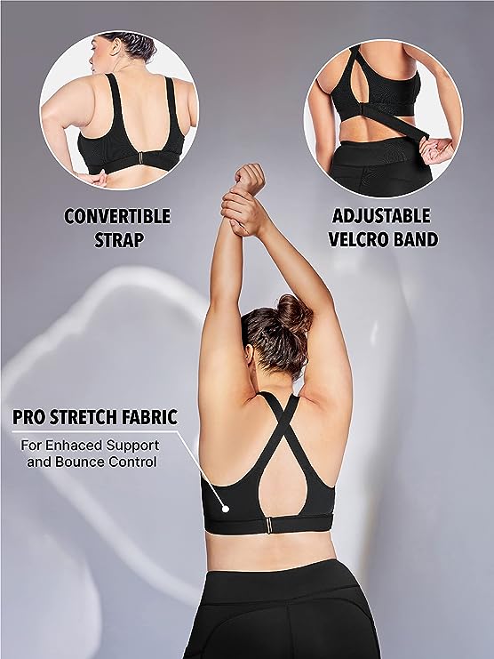 Sports Bra With Adjustable Underband