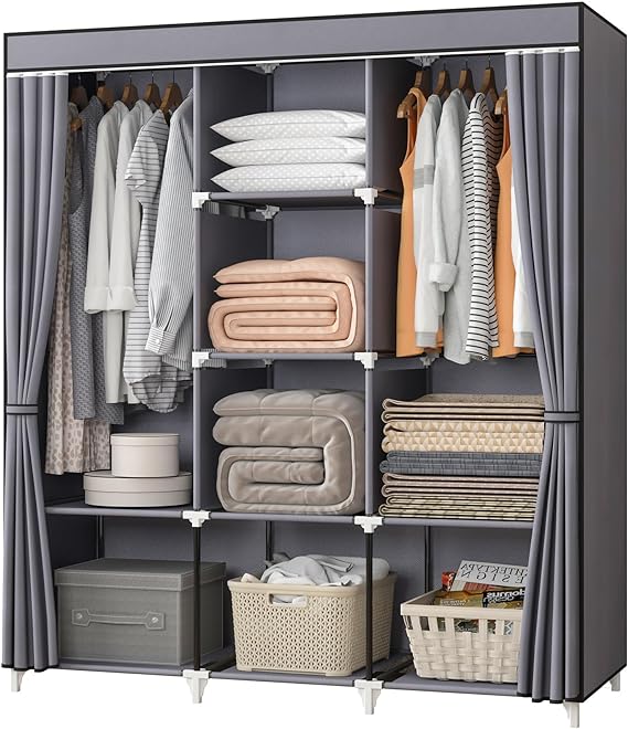 Wardrobe Clothes Storage with Shelves