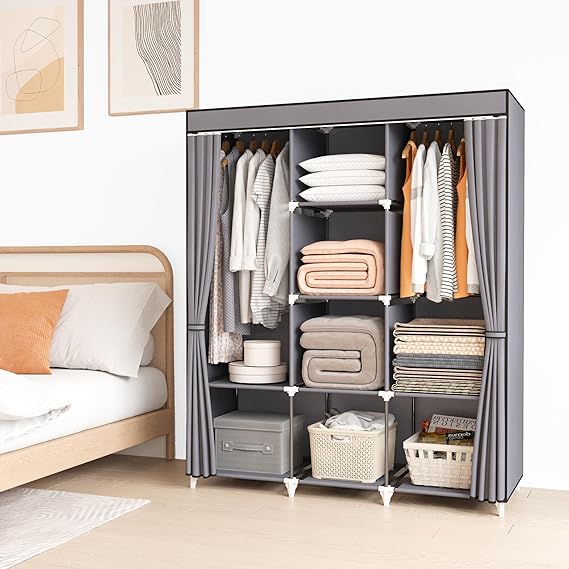 Wardrobe Clothes Storage with Shelves