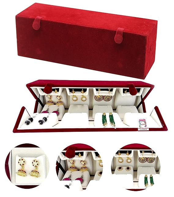 Velvet 16 Pair Earrings Organizer