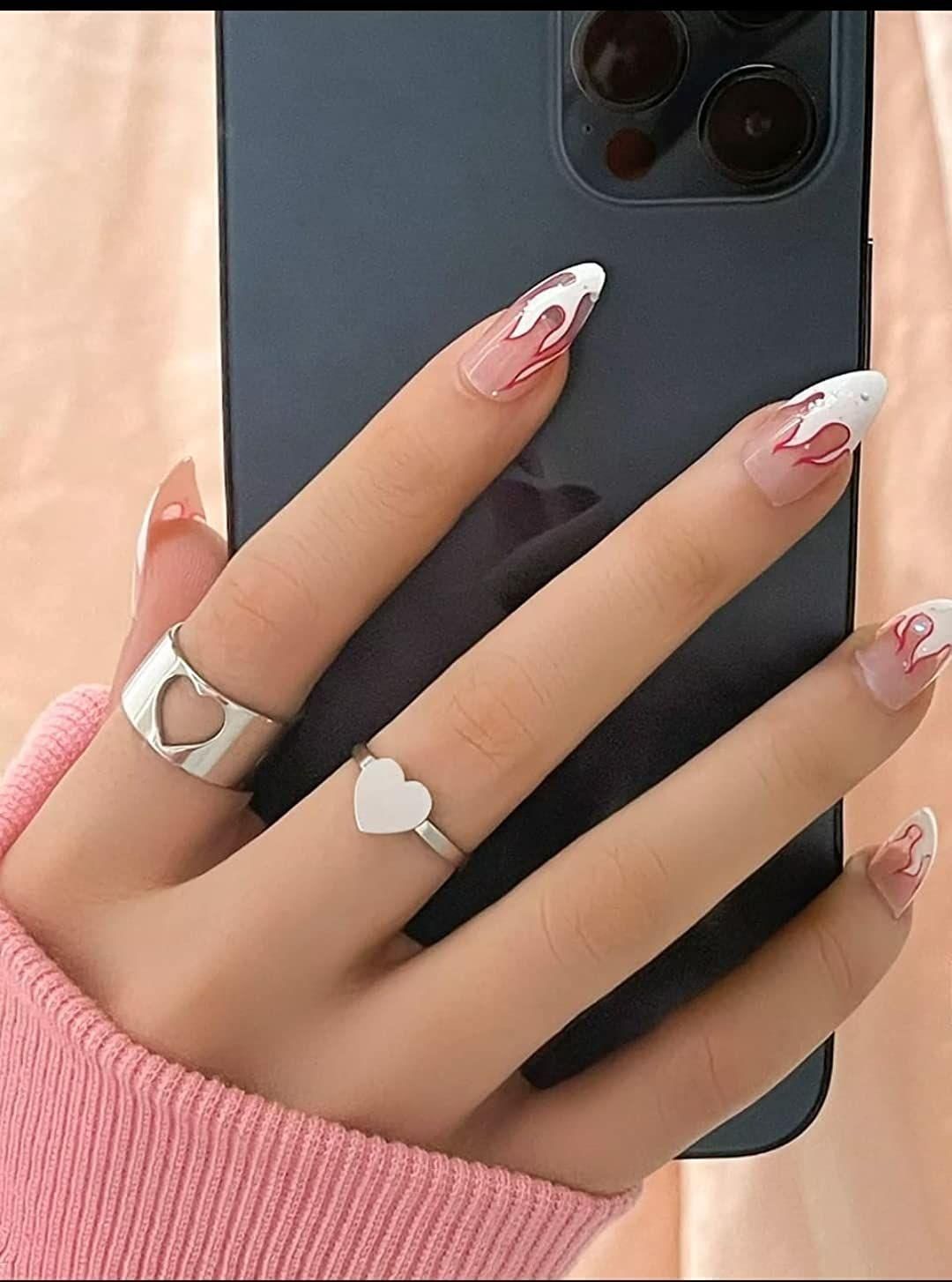 Adorable Silver Plated Couple Rings