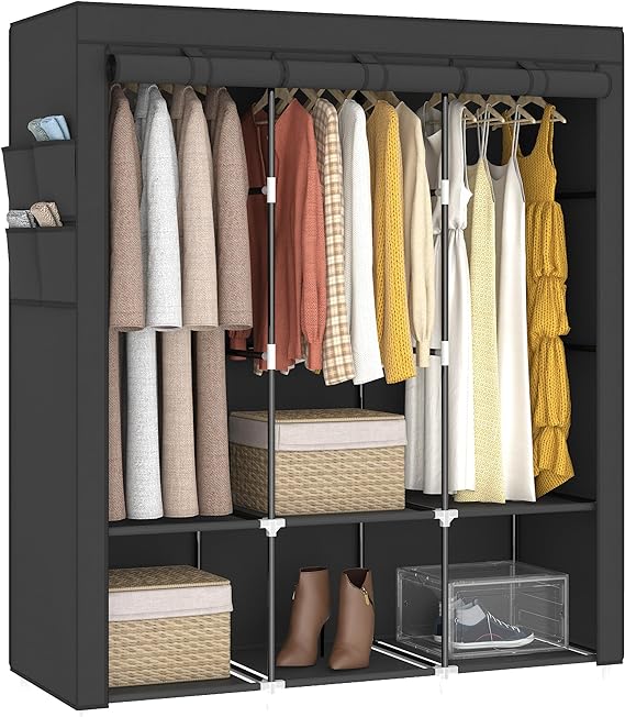 Wardrobe Clothes Storage with Shelves