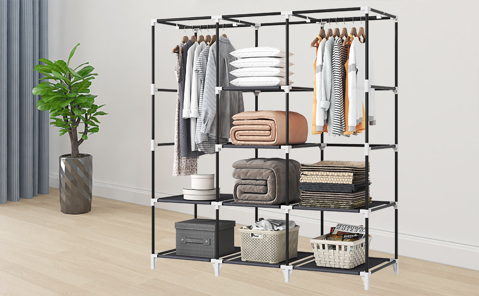 Wardrobe Clothes Storage with Shelves