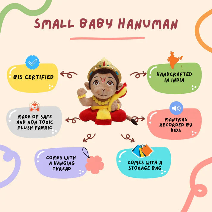 Chanting Baby Hanuman ( Small - 20 cms)