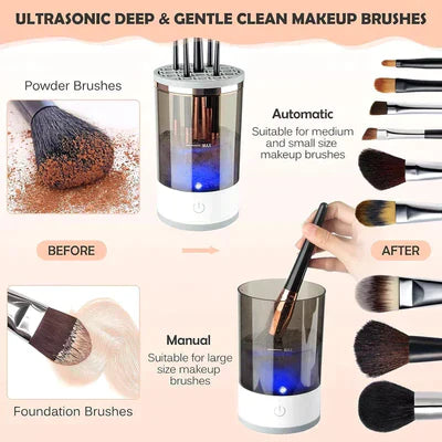 Automatic Makeup Brush Cleanser