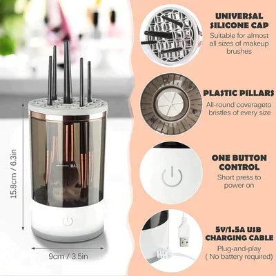Automatic Makeup Brush Cleanser