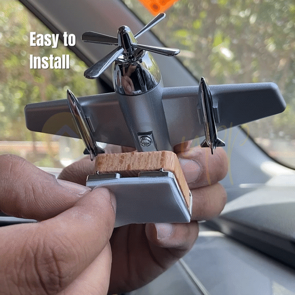 Solar Plane Car Air Freshener