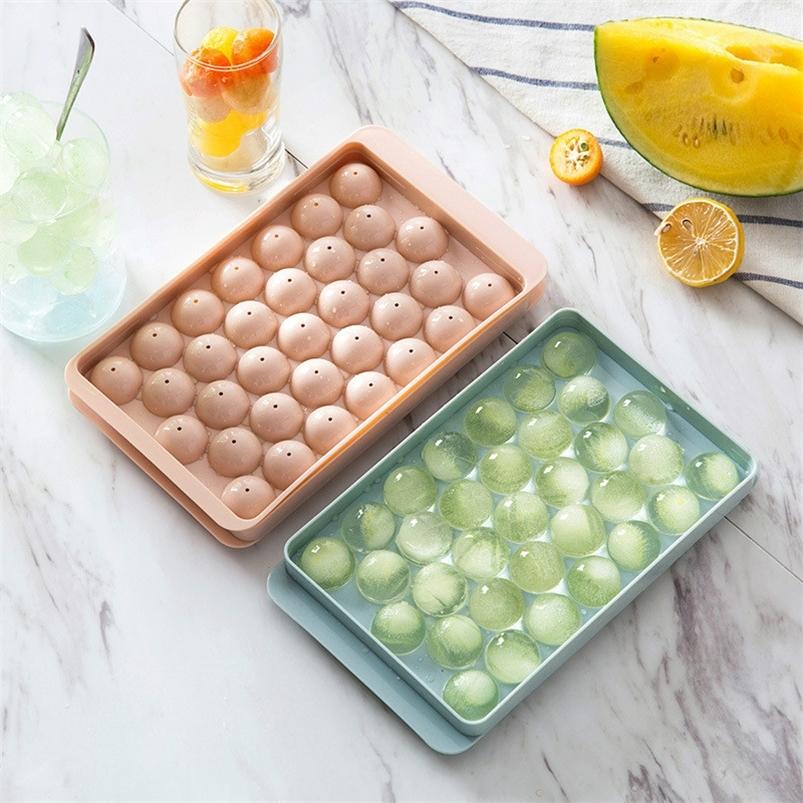 ROUND ICE CUBE TRAY BALL MAKER MOLD FOR FREEZER
