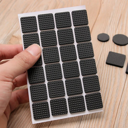 Square Rubber Pads for Furniture (4cm x 4cm)