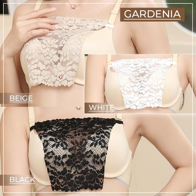 SET OF 6 BRA COVERS - BLACK, WHITE & BEIGE