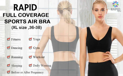 Breathable Cool Lift up Air Bra [Pack of 3] (Copy)