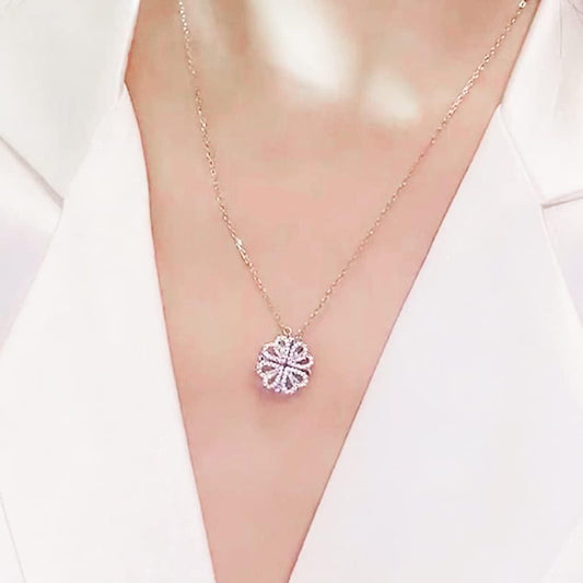 Elegant American Diamond Pendant With Chain