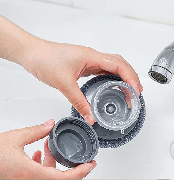 Soap Dispensing Palm Brush