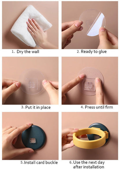 Wall Hanging Hairdryer Frame