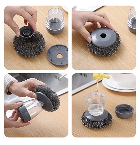 Soap Dispensing Palm Brush