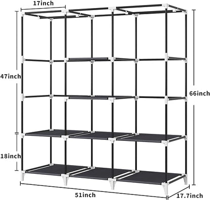 Wardrobe Clothes Storage with  Shelves