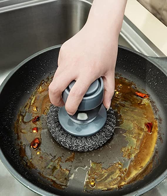 Soap Dispensing Palm Brush