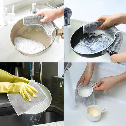 Multifunctional Non Scratch Dish Wash Cloth
