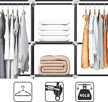 Wardrobe Clothes Storage with  Shelves