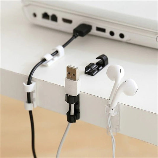 Cable Organizer Clips Desktop and Workstation Cable Management Availability