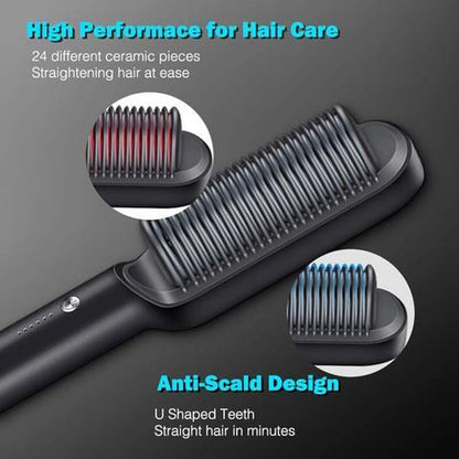This Hair Straightener Comb