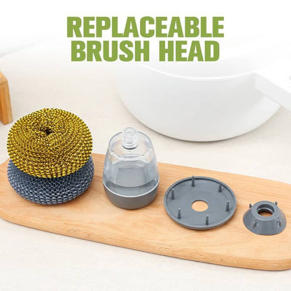 Soap Dispensing Palm Brush