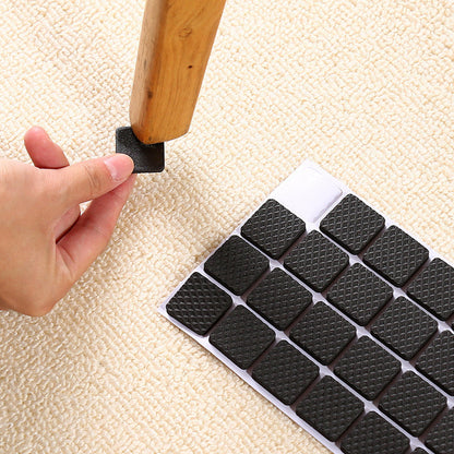 Square Rubber Pads for Furniture (4cm x 4cm)