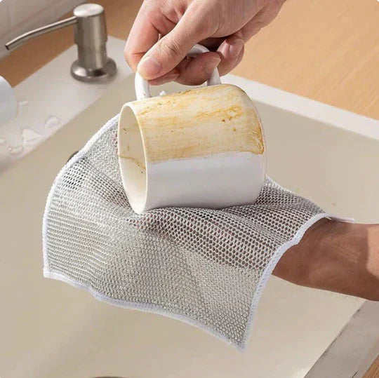 Multifunctional Non Scratch Dish Wash Cloth