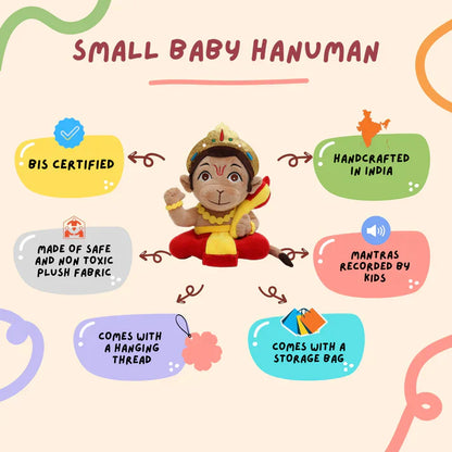 Chanting Baby Hanuman ( Small - 20 cms)