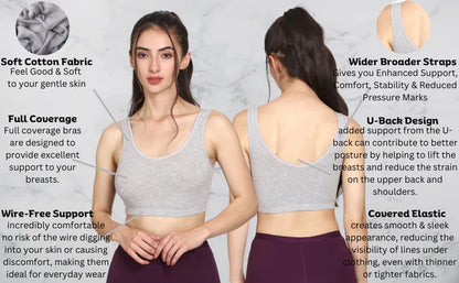 Breathable Cool Lift up Air Bra [Pack of 3] (Copy)