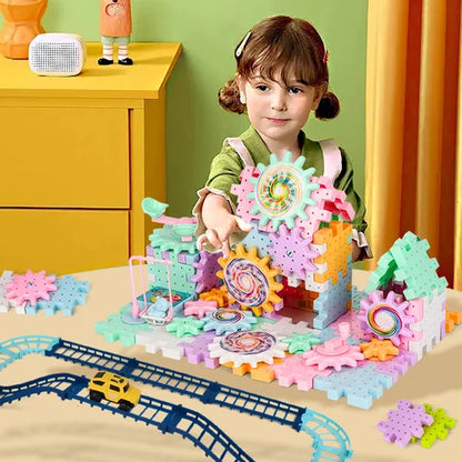 Electric Gear Building Block Toys 🎁 Best gift for Children