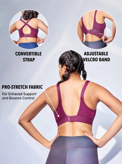 Sports Bra With Adjustable Underband